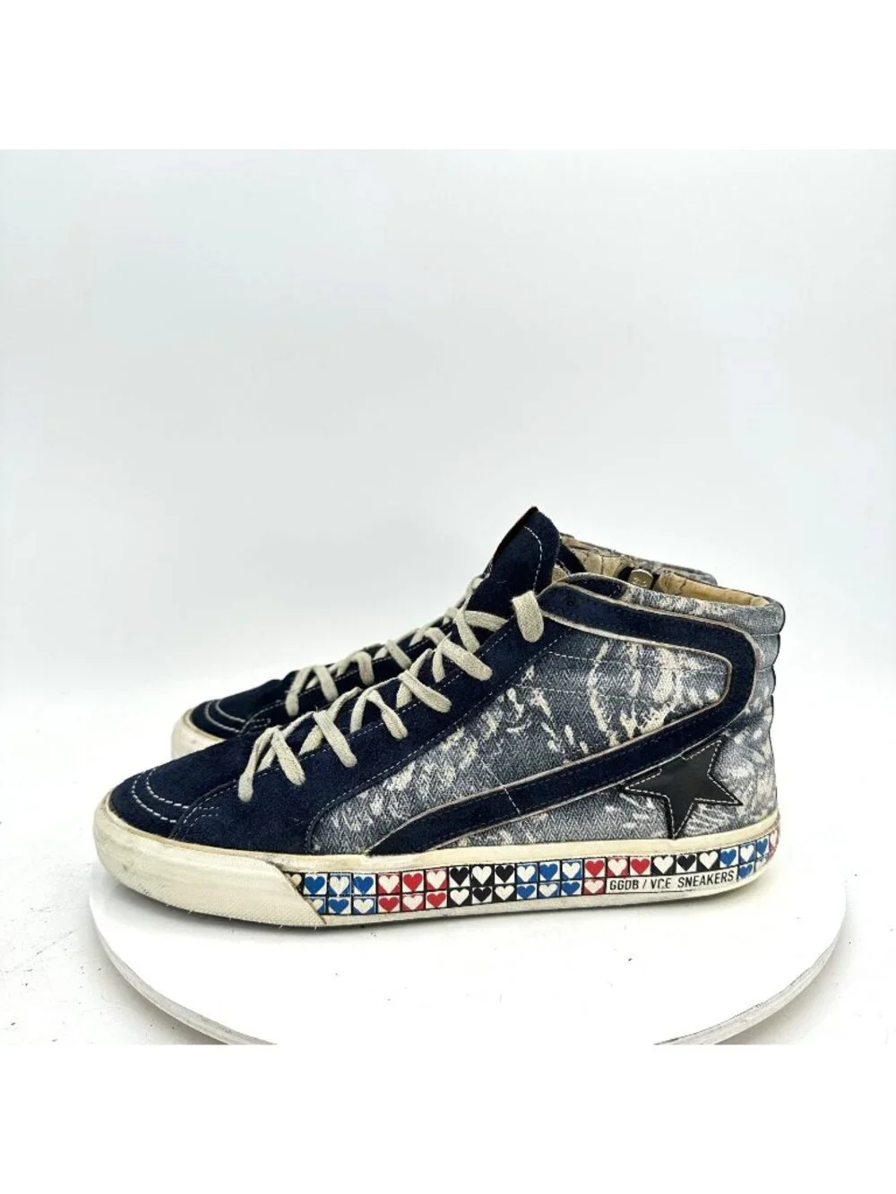 Golden Goose SLIDE Slip On EU 41 Womens 10 Denim Casual Shoes - Picture 1 of 11